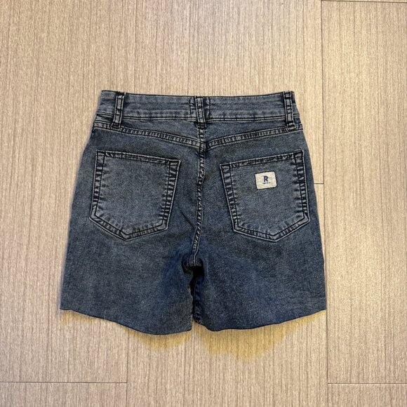 Ripton Black Acid Cutoff Jean Shorts (Jorts), Women's 24 - Picture 2 of 6